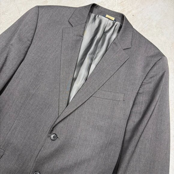 Banana Republic Suit 2pc Grey Cerruti 1881 Italy Wool Modern Fit 42R 36x33 - Picture 2 of 13